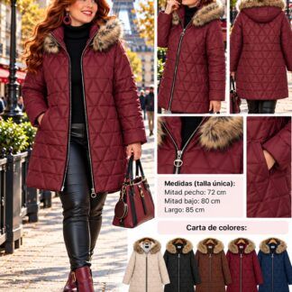 Chaqueta Guateada Mujer Talla Grande