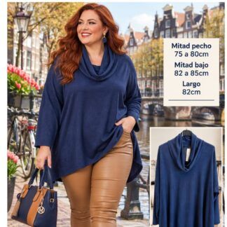 Camiseta Lanilla Mujer Talla Especial