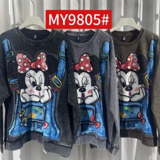 Sudadera Desgastada Minnie Tallas Grandes