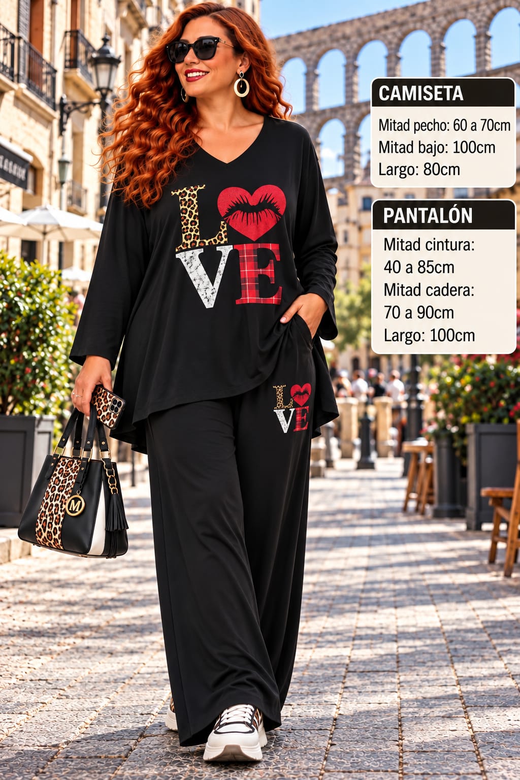 Conjunto Love Mujer Talla Grande